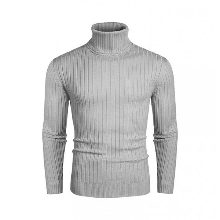 Herren nan gerippter Feinstrick-Rollkragenpullover Slim Fit Echo Archiv