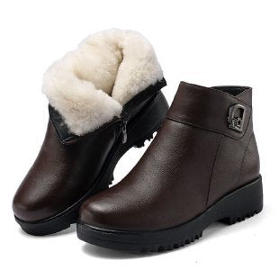 Damen Elegante Winter Stiefeletten mit Warmfutter Echo Archiv