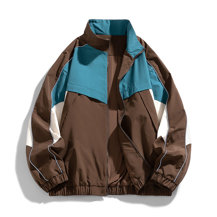Herren Leichte Sportjacke mit hohem Kragen Echo Archiv