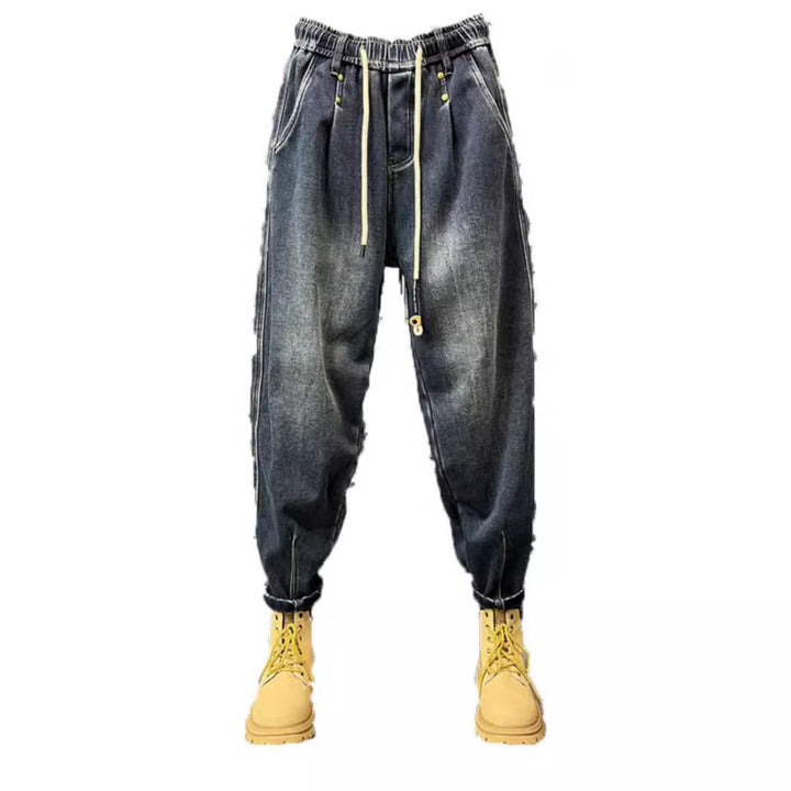 Herren Modische Ripped Jeans mit kreativen Patches Echoarchiv 1788342369
