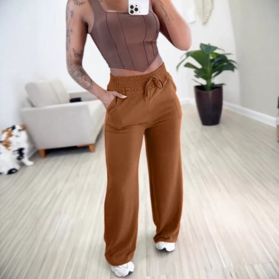 Damen Bequeme High-Waist Jogginghose Echo Archiv