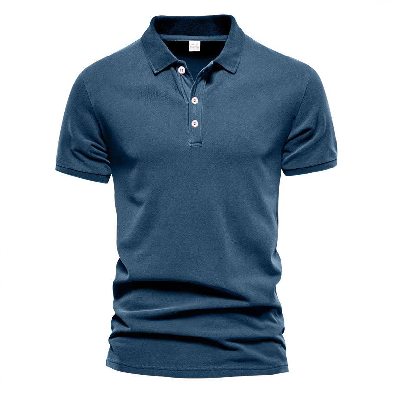 Herren Polohemd aus atmungsaktivem Baumwollmix mit elegantem Kragen Echoarchiv