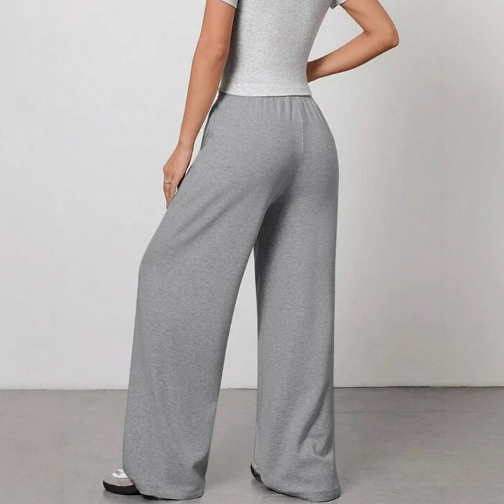 Damen Bequeme Lounge-Hose mit weitem Schnitt und elastischem Bund Echo Archiv