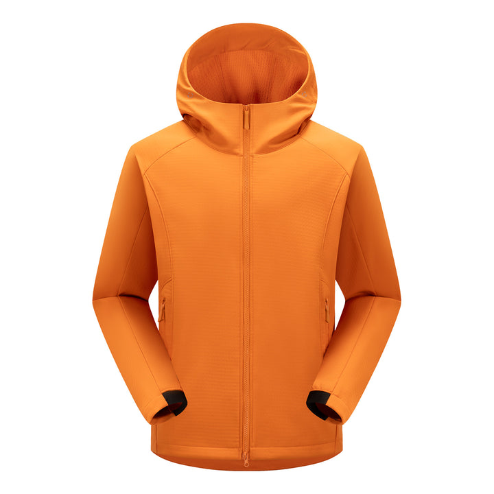 Herren Softshell-Funktionsjacke mit Wattierung, Kapuze & Zwei-Wege-Reißverschluss Echoarchiv