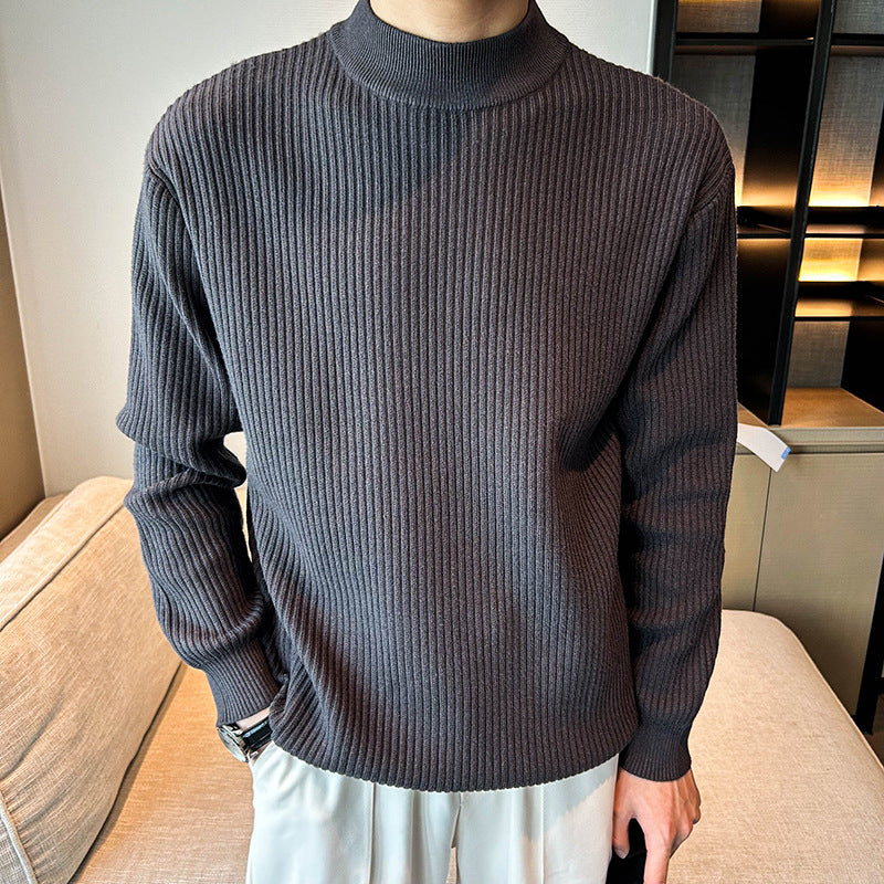 Herren Gemütlicher Rippenstrickpullover – Norvane