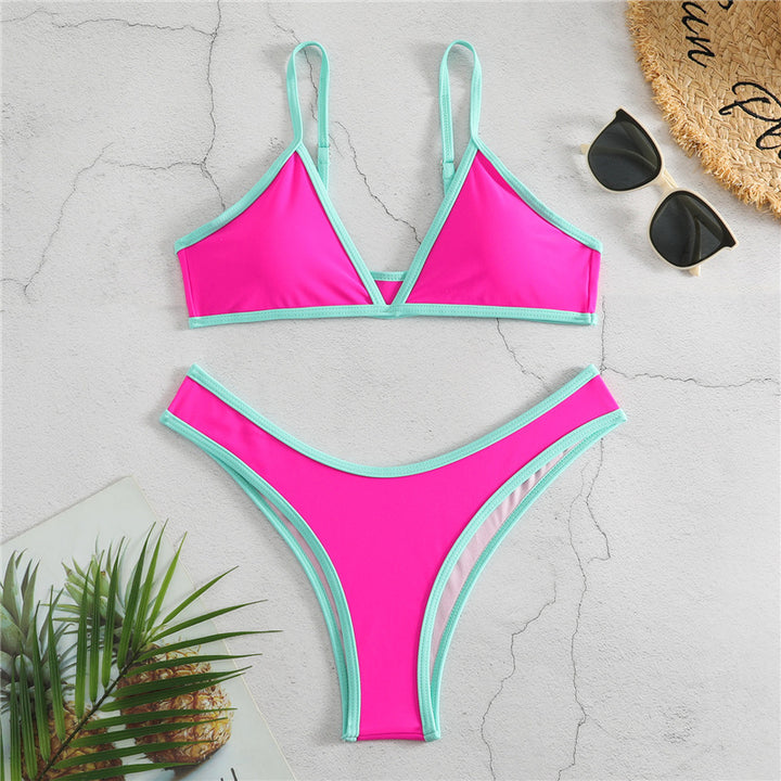 Damen Triangel-Bikini mit eleganter Naht und sportlichem Schnitt Echo Archiv
