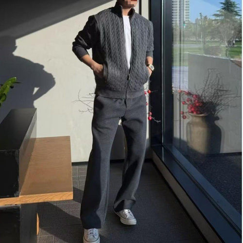 Herren Elegante und moderne Strickjacke Echo Archiv