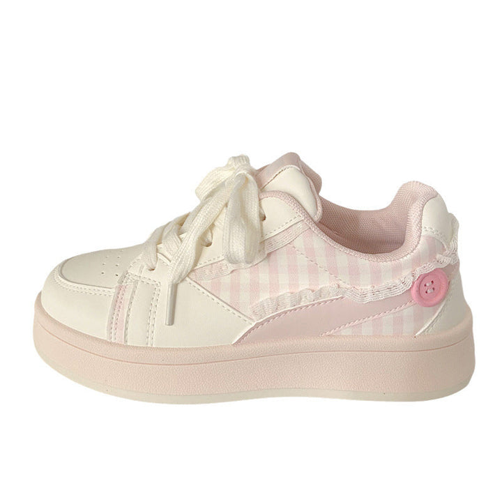 Damen Sneakers mit verspielten Karomustern und dämpfender Sohle Echo Archiv