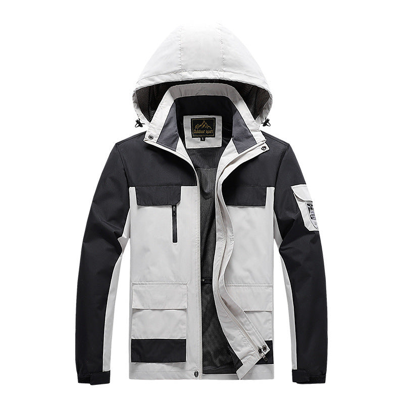 Herren Funktionsjacke mit praktischer Kapuze Echo Archiv 1787797310