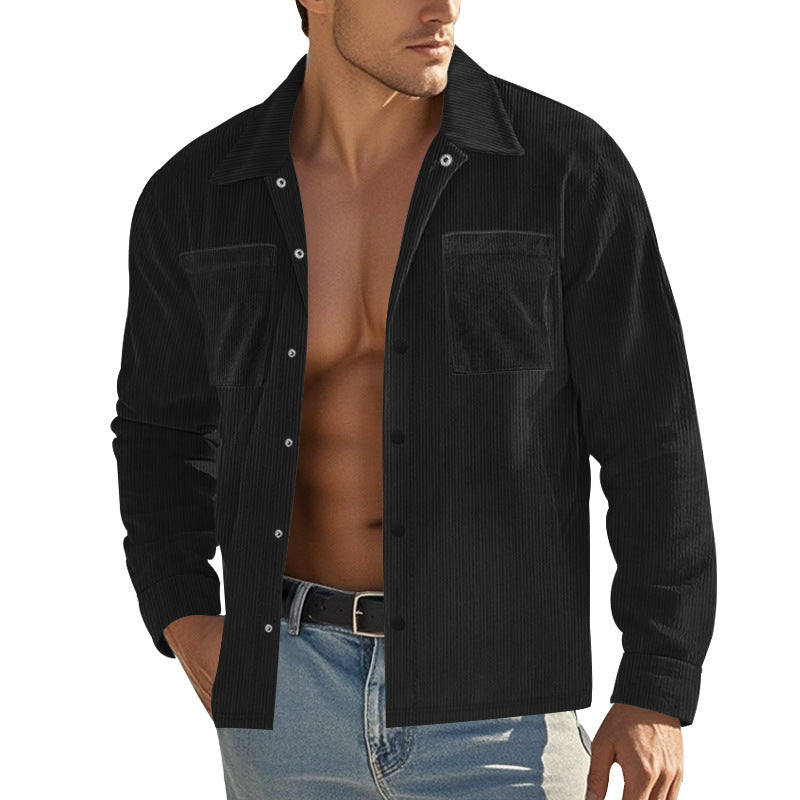 Herren Corduroy Freizeithemden Echoarchiv