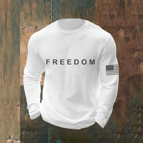 Herren Lässiger Sweatshirt mit Statement Print Echoarchiv