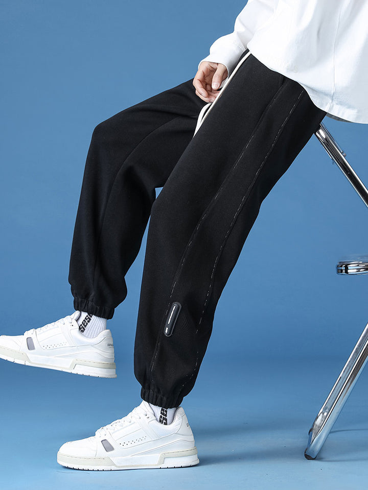 Unisex Relax-Fleece Jogginghose mit elastischem Bund und Bündchen Echo Archiv