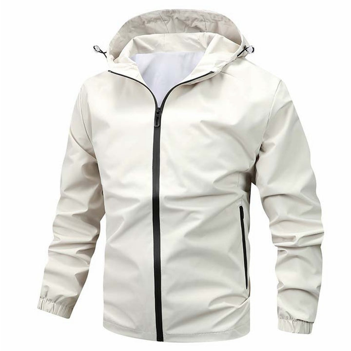 Herren wasserdichte Sportjacke mit verstellbarem Kapuze und atmungsaktivem Material Echoarchiv