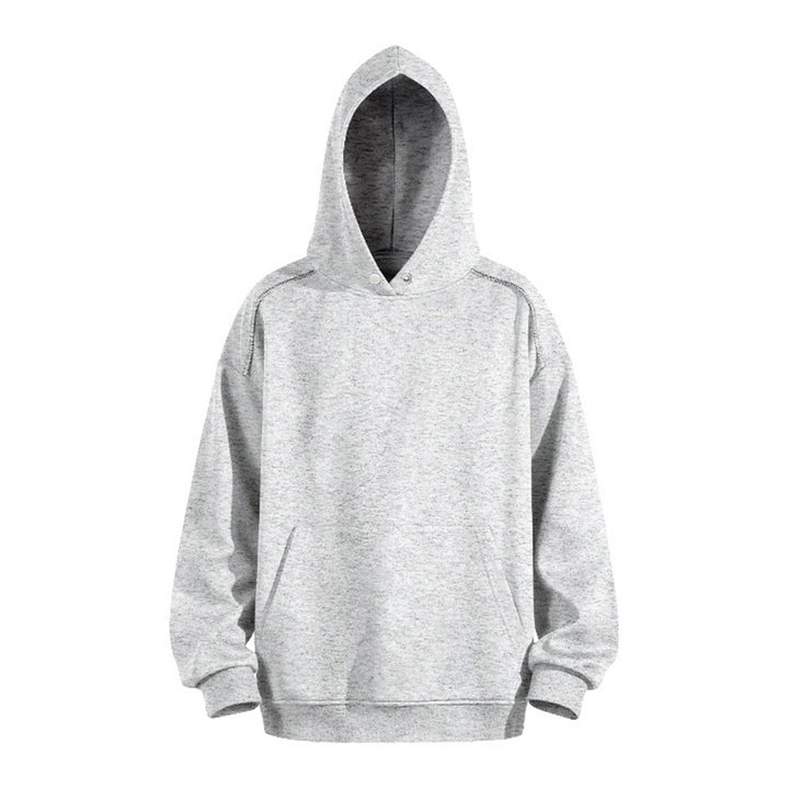 Herren Oversize-Kapuzenpullover mit Kängurutasche und Raglanärmeln Echo Archiv