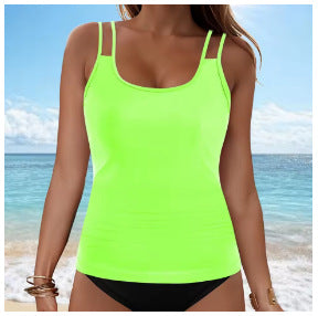 Damen Tankini-Oberteil mit modischem Rüschendesign Echo Archiv
