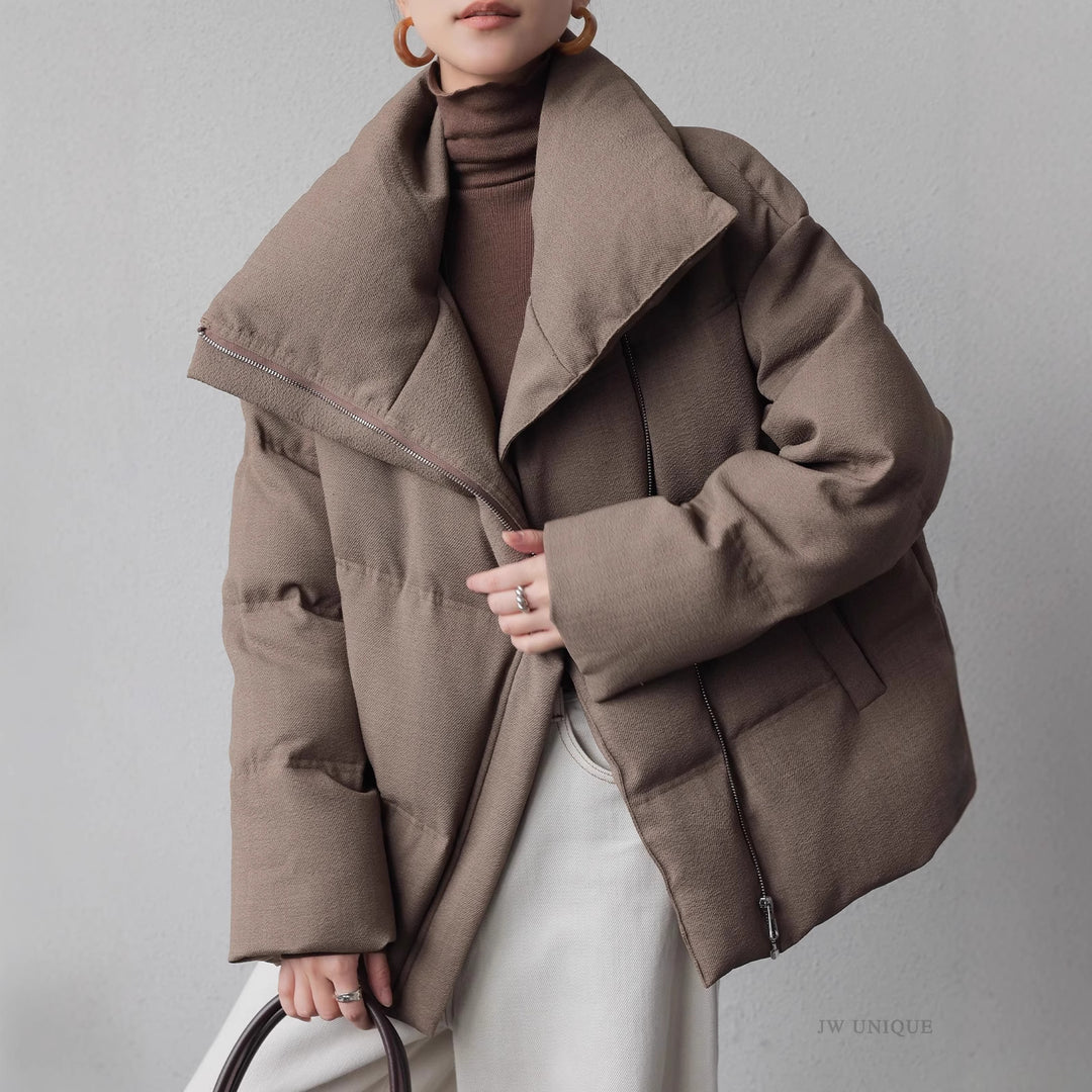 Damen Modischer Oversized Daunenjacke Echoarchiv