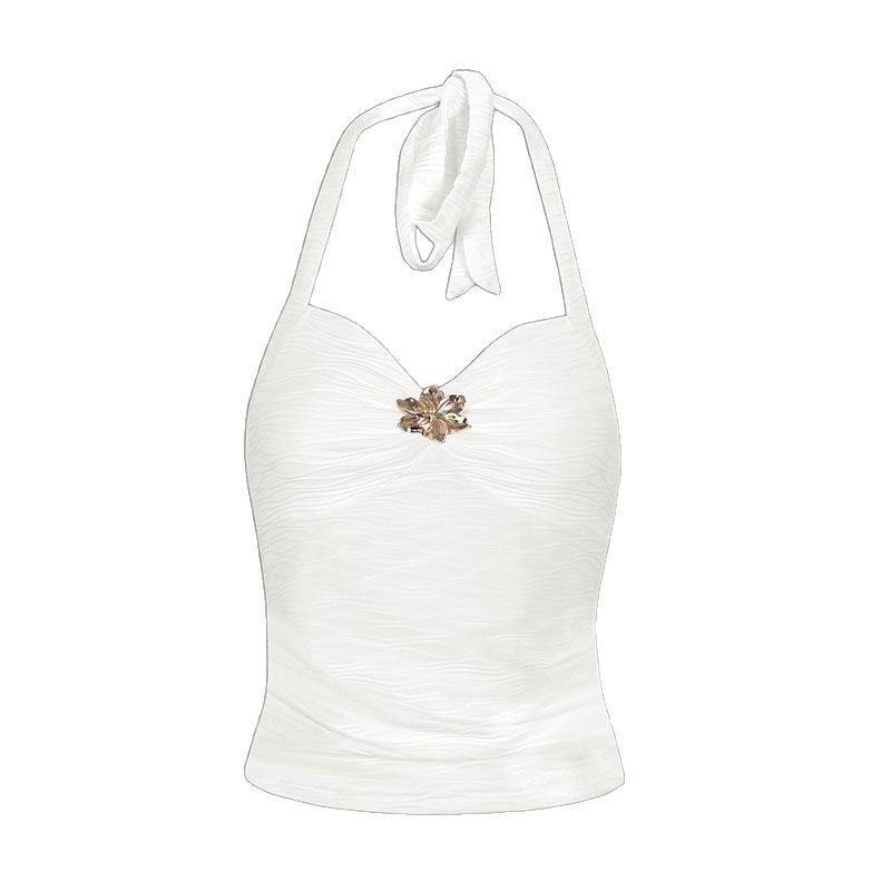 Damen Elegantes Trägertop mit floralem Design Echo Archiv