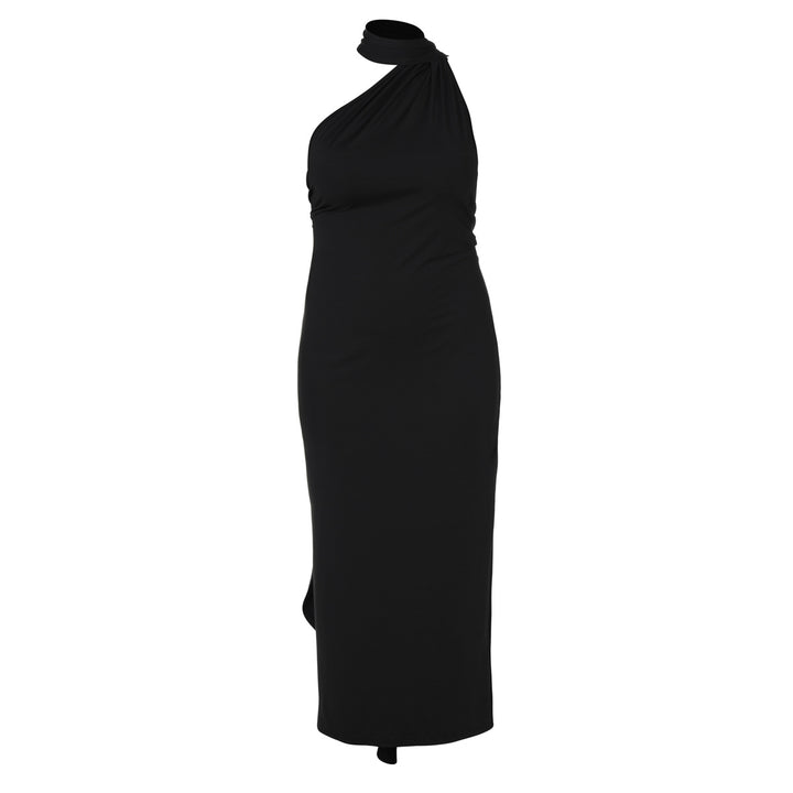 Damen Elegantes One-Shoulder Maxikleid mit figurbetonter Silhouette Echo Archiv
