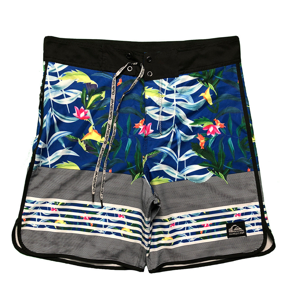 Herren Badeshorts mit modischem Floral-Design und schnelltrocknendem Material Echoarchiv