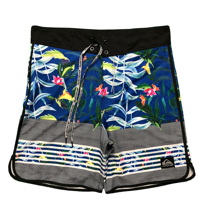 Herren Badeshorts mit modischem Floral-Design und schnelltrocknendem Material Echoarchiv