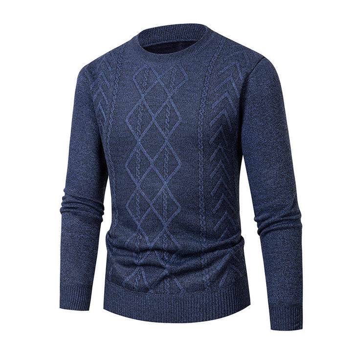 Herren Pullover mit strukturiertem Zopfmuster Echoarchiv