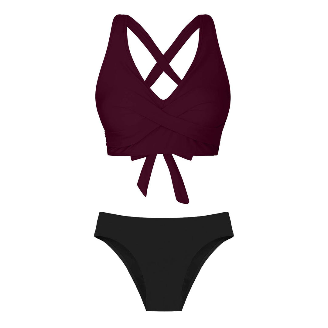 Damen Zweiteiliger Badeanzug mit floralem Design Echo Archiv