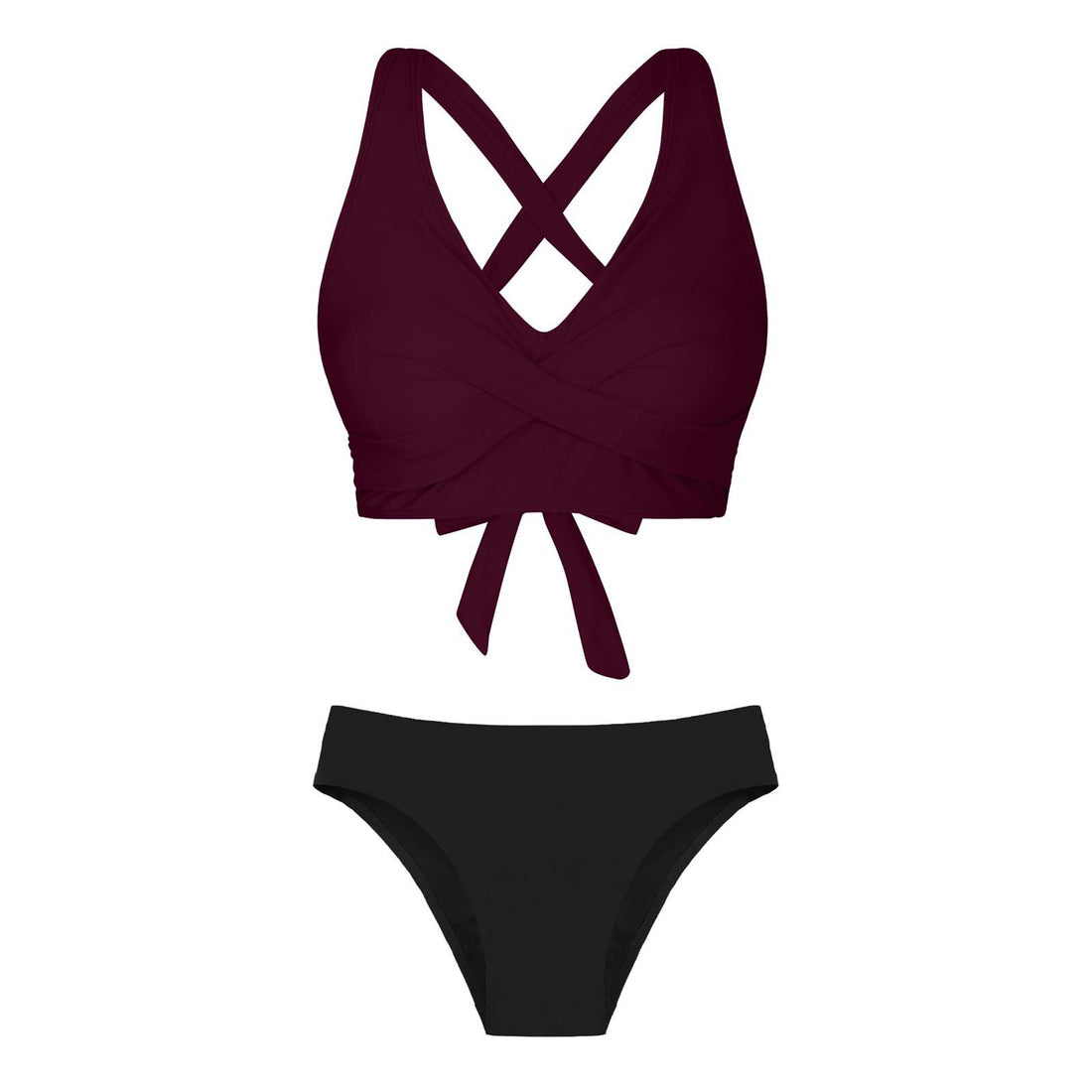 Damen Zweiteiliger Badeanzug mit floralem Design – Maréssa