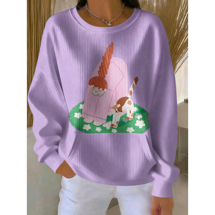 Damen Gemütlicher Pullover Echoarchiv