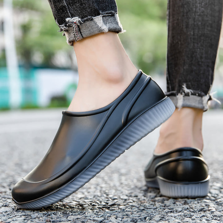 Unisex Wasserdichte Schlupf-Clogs mit stoßdämpfender EVA-Sohle und ergonomischer Fußmulde Echoarhiv