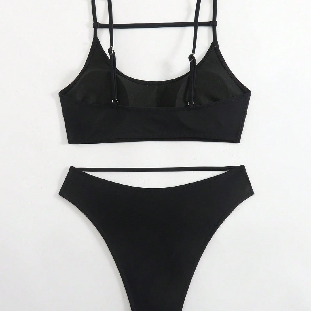 Damen Triangel-Bikini-Set mit innovativem Schnitt und verstellbaren Trägern Echo Archiv