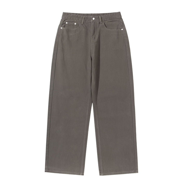 Damen Weite Cropped-Hose mit hohem Bund, geradem Bein und Five-Pocket-Design Echoarchiv