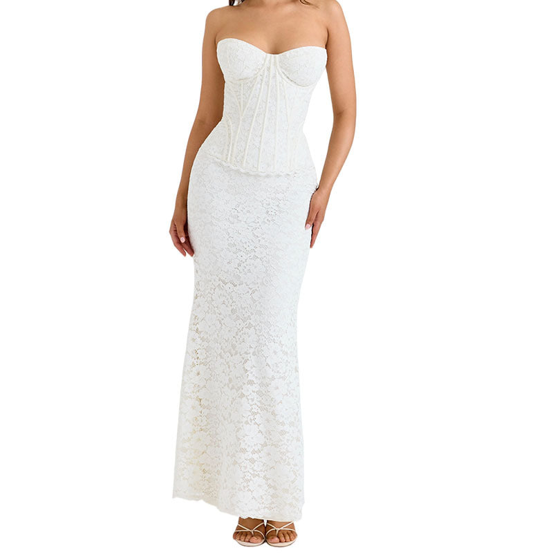 Damen Spitzen-Corsagenkleid Echo Archiv