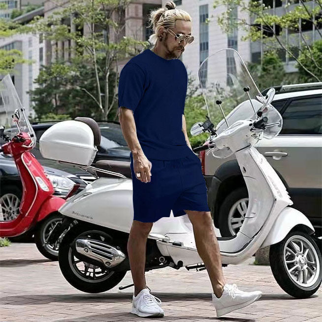 Herren stylisches Freizeit-Set aus atmungsaktivem Material und sportlichem Design Echoarchiv