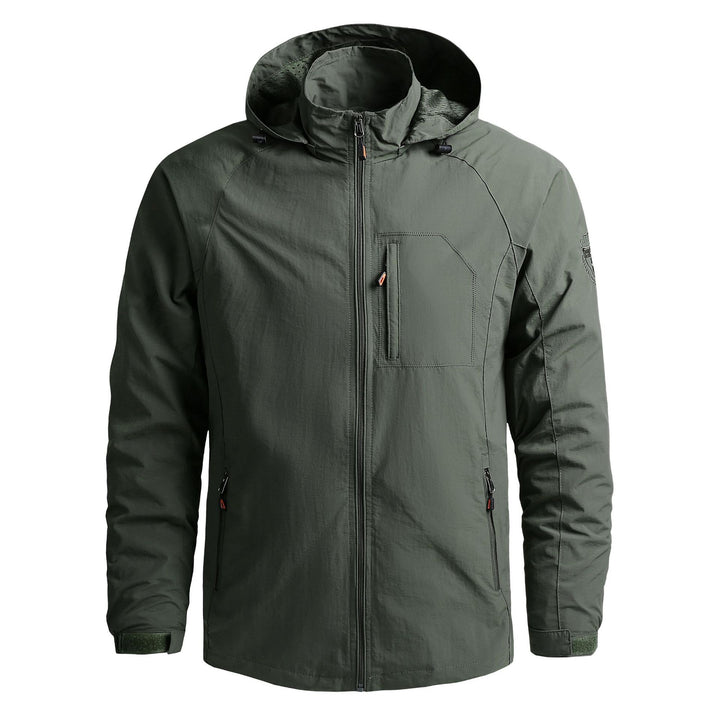 Herren Funktionsjacke mit verstellbarem Kapuzendesign Echo Archiv