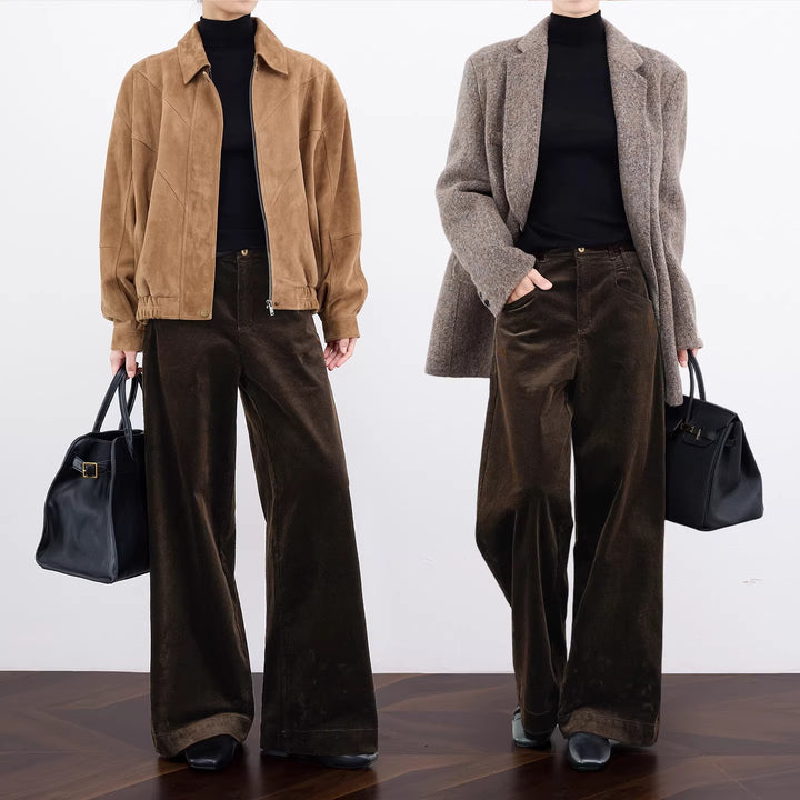 Damen Eleganter und lässiger Cord-Blazer Echoarchiv