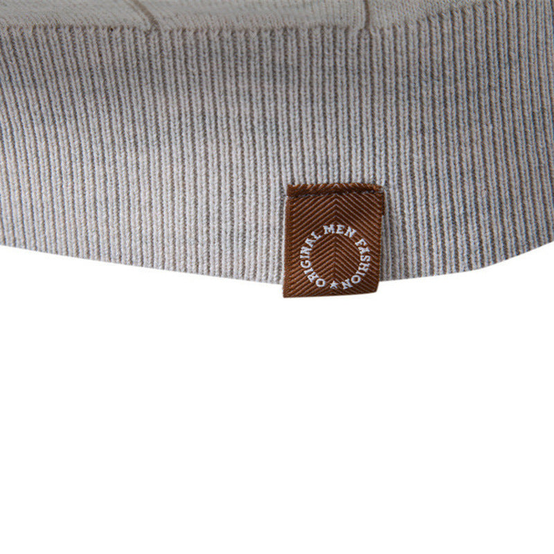 Herren nan leichter Kurzarm-Strickpullover mit feiner Rippenstruktur und Rundhalsausschnitt Echo Archiv