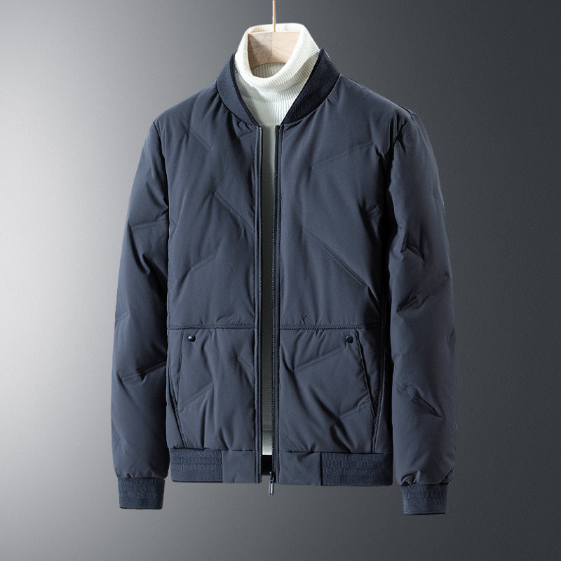 Herren Steppjacke mit elastischen Bündchen und praktischen Reißverschlusstaschen Echoarchiv