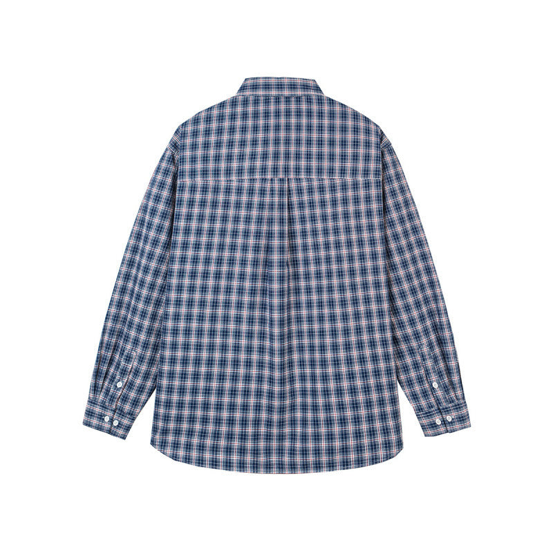 Herren Legeres Karo-Hemd im Overshirt-Stil mit Button-Down-Kragen und abgerundetem Saum Echo Archiv