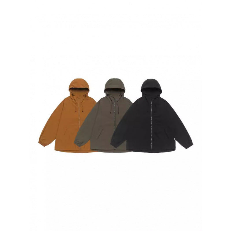 Unisex Weitgeschnittene Kapuzenjacke im Parka‑Style mit verlängertem Rückenteil und Tunnelzug Echo Archiv