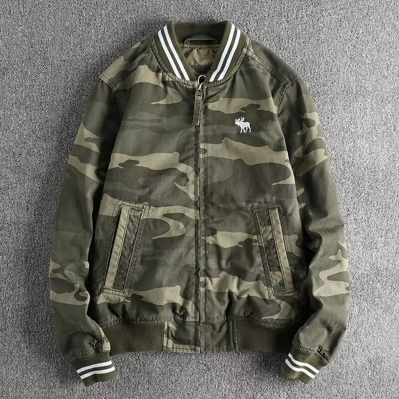 Herren Camouflage Bomberjacke Echo Archiv