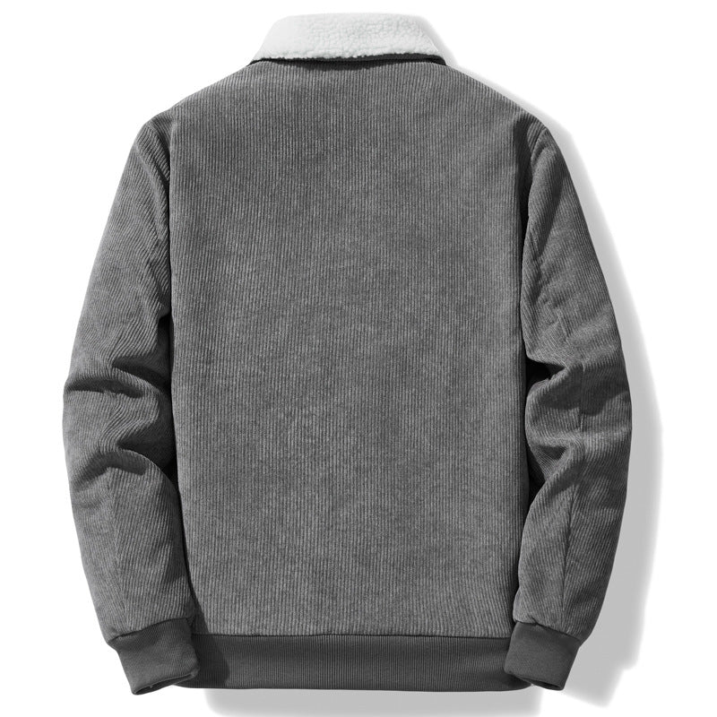 Herren Gemütliche und stylishe Cordjacke mit Fleece-Futter Echo Archiv