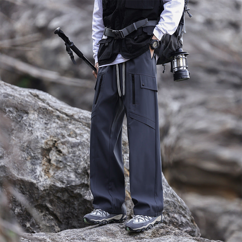 Herren Multifunktionale Wanderhose mit verstellbarem Bund und praktischen Taschen Echoarchiv