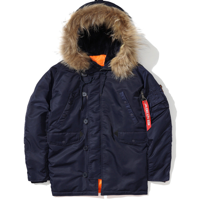 Herren Expedition-Parka mit abnehmbarer Kunstfellkapuze, thermischer Wattierung und Ärmel-Organizer Echo Archiv