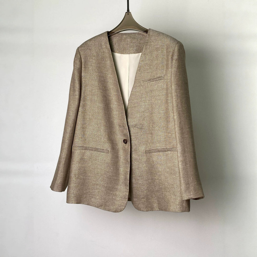 Damen Eleganter Blazer mit weichem Stoff Echoarchiv