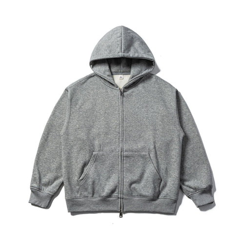Unisex Kapuzen-Sweatjacke mit Zweiwege-Reißverschluss und Kängurutasche Echoarchiv