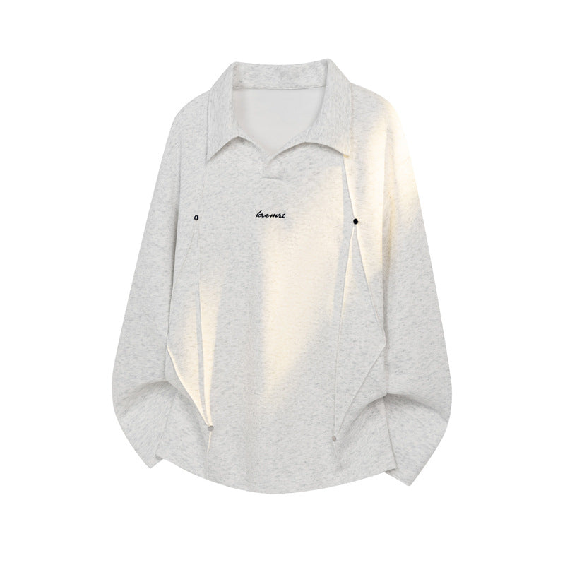 Damen Modischer Oversized Pullover mit Stehkragen Echo Archiv
