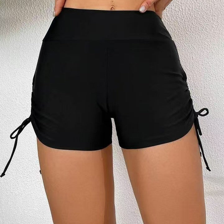 Damen Sportliche Badeshorts mit verstellbaren Seitenschnürungen Echo Archiv