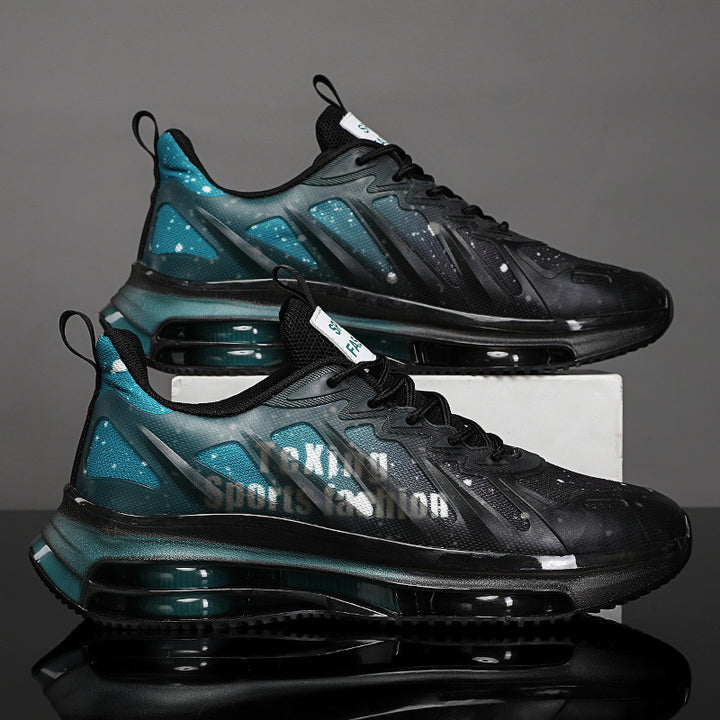Unisex futuristische transparente Runner mit integrierter Luftkammer-Zwischensohle und reflektierendem Tech‑Mesh – Norré