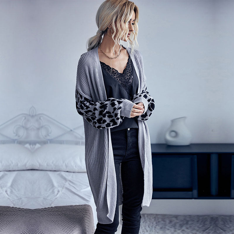 Damen Eleganter Strickcardigan mit lockeren Ärmeln Echo Archiv