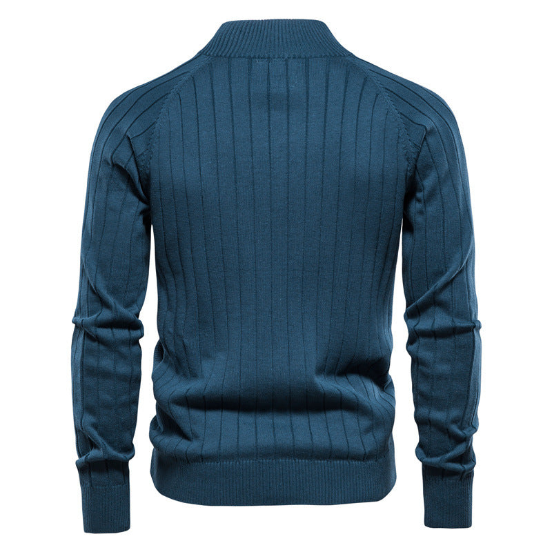 Herren Strickjacke mit Stehkragen Echoarchiv
